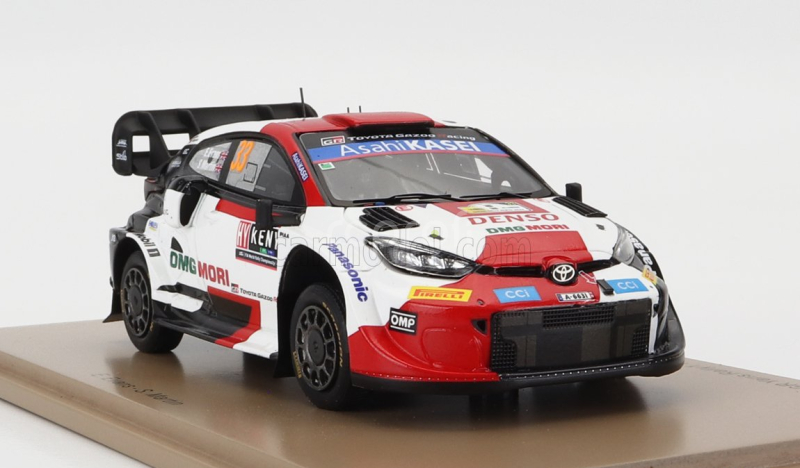 Spark-model Toyota Yaris Gr Rally1 Team Toyota Gazoo Racing Wrt N 33 2nd Rally Safari Kenya 2022 E.evans - S.martin 1:43 Bílá Červená