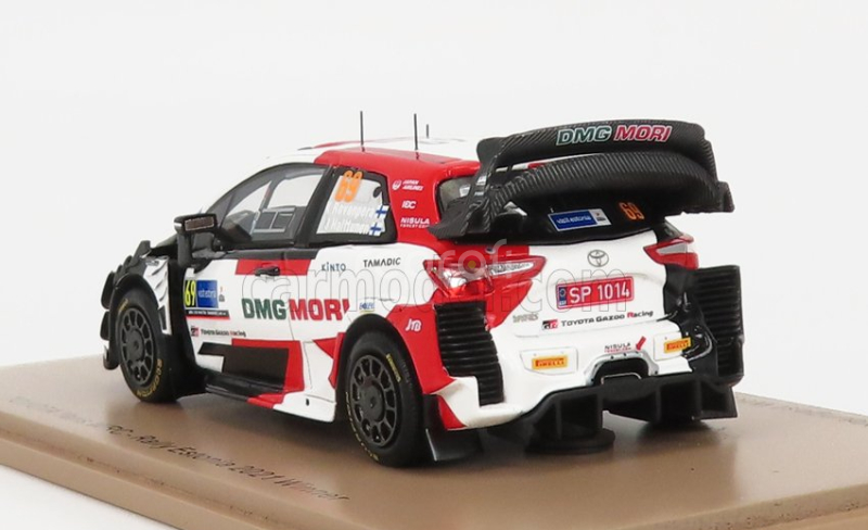 Spark-model Toyota Yaris Wrc Team Toyota Gazoo Racing Wrt N 69 Winner Rally Estonia 2021 K.rovanpera - J.halttunen 1:43 Bílá Červená Černá