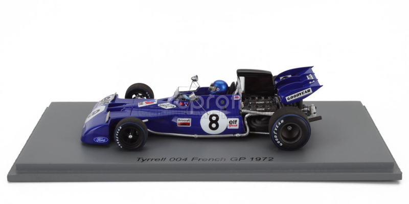 Spark-model Tyrrell F1  004 N 8 France Gp 1972 Patrick Depailler 1:43 Blue