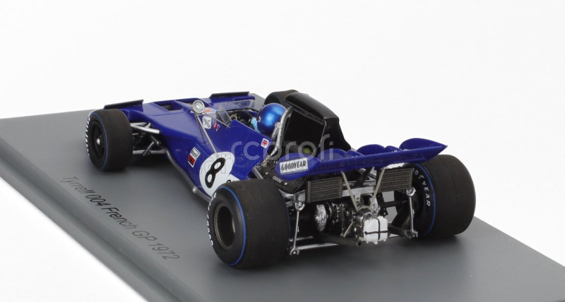 Spark-model Tyrrell F1  004 N 8 France Gp 1972 Patrick Depailler 1:43 Blue