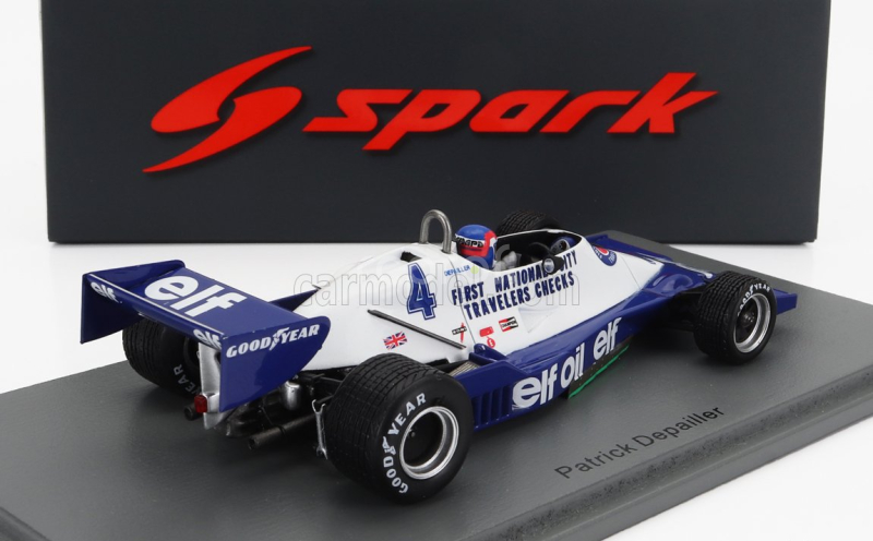 Spark-model Tyrrell F1  008 N 4 2nd Austrian Gp 1978 P.depailler 1:43 Modrá Bílá