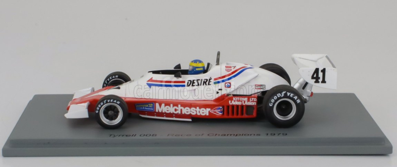 Spark-model Tyrrell F1  008 N 41 Race Of Champions 1979 Desire Wilson 1:43 Červená Bílá