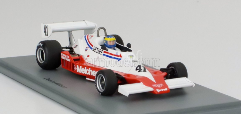 Spark-model Tyrrell F1  008 N 41 Race Of Champions 1979 Desire Wilson 1:43 Červená Bílá