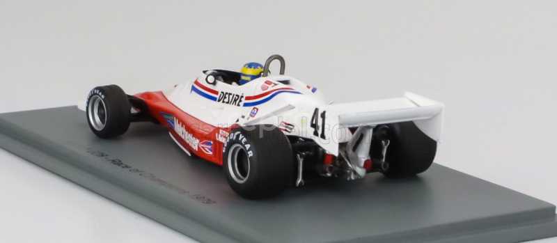 Spark-model Tyrrell F1  008 N 41 Race Of Champions 1979 Desire Wilson 1:43 Červená Bílá