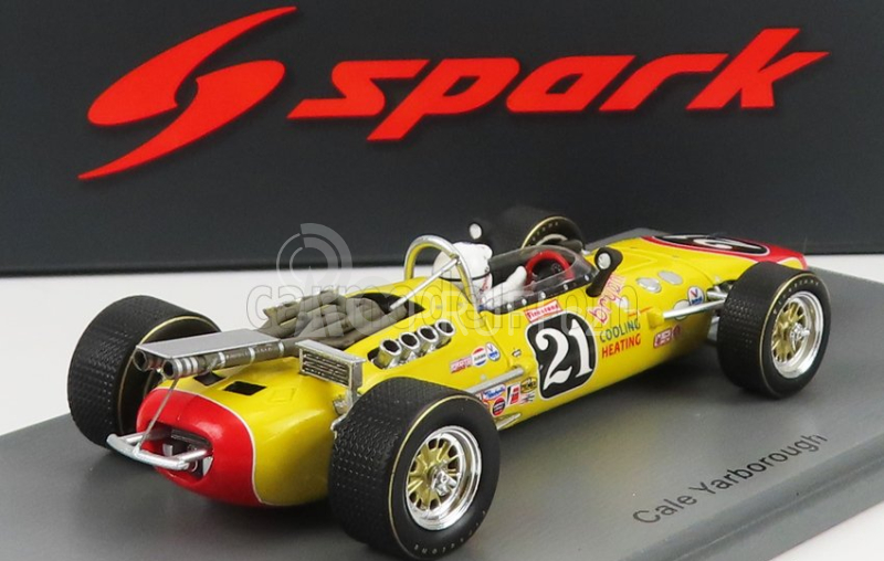 Spark-model Vollstedt N 21 Indy 500 1967 C.yarborough 1:43 Žlutá Červená