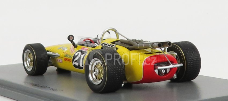 Spark-model Vollstedt N 21 Indy 500 1967 C.yarborough 1:43 Žlutá Červená