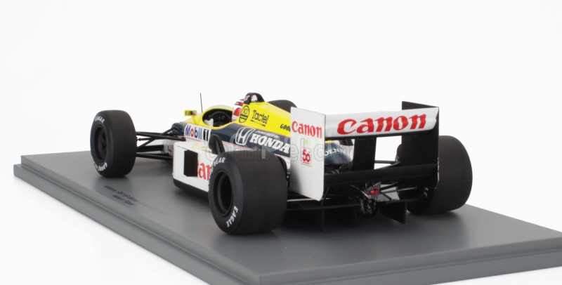Spark-model Williams F1  Fw11b Honda N 6 World Champion Winner Gp Monza Italy 1987 Nelson Piquet 1:18 Modrá Žlutá Bílá