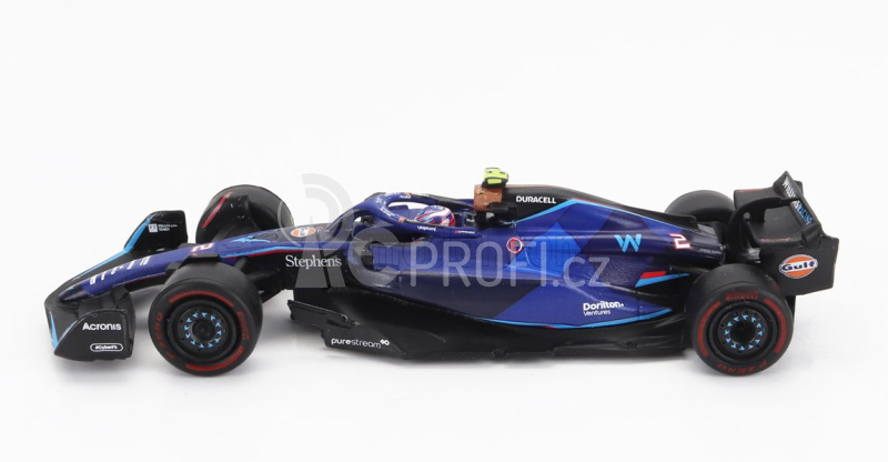 Spark-model Williams F1  Fw45 Team Williams Racing N 2 Bahrain Gp 2023 Logan Sargeant 1:64 Blue