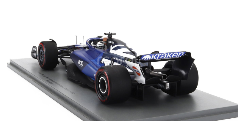 Spark-model Williams F1  Fw45 Team Williams Racing N 23 (800th Gp) British Gp 2023 Alexander Albon 1:18 Blue
