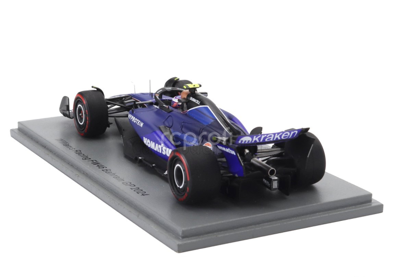 Spark-model Williams F1  Fw46 Team Williams Racing N 2 Bahrain Gp 2024 Logan Sargeant 1:43 2 Tóny Modré