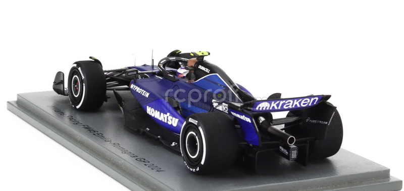 Spark-model Williams F1  Fw46 Team Williams Racing N 2 Emilia Romagna Italy Gp 2024 Logan Sargeant 1:43 2 Tóny Modré