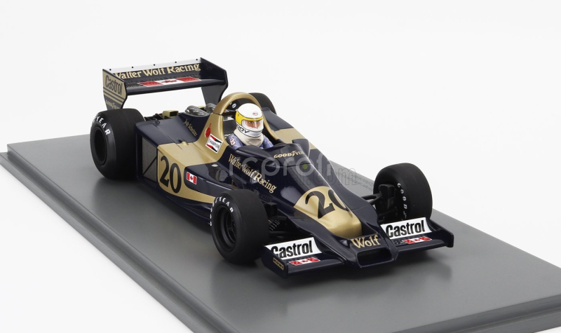Spark-model Williams F1  Wolf Wr1 N 20 Winner Monaco Gp 1977 Jody Scheckter 1:18 Černé Zlato
