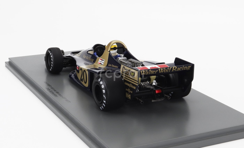 Spark-model Williams F1  Wolf Wr1 N 20 Winner Monaco Gp 1977 Jody Scheckter 1:18 Černé Zlato