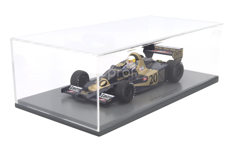 Spark-model Williams F1  Wolf Wr1 N 20 Winner Monaco Gp 1977 Jody Scheckter 1:18 Černé Zlato