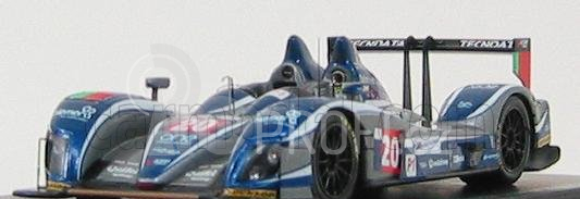 Spark-model Zytek 09sc N 20 24h Le Mans 2011 W.hughes - O.pla - M.amaral 1:43 Šedá Met Modrá Met