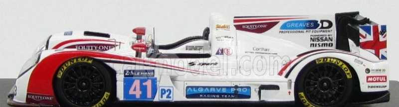 Spark-model Zytek Z11sn Nissan 4.5l V8 Team Greaves Motorsport N 41 24h Le Mans 2014 M.munemann - A.latif - J.winslow 1:43 Bílá