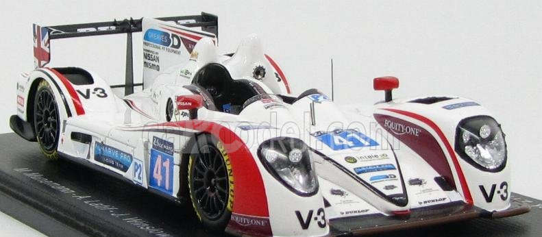 Spark-model Zytek Z11sn Nissan 4.5l V8 Team Greaves Motorsport N 41 24h Le Mans 2014 M.munemann - A.latif - J.winslow 1:43 Bílá