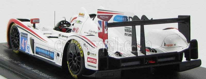 Spark-model Zytek Z11sn Nissan 4.5l V8 Team Greaves Motorsport N 41 24h Le Mans 2014 M.munemann - A.latif - J.winslow 1:43 Bílá