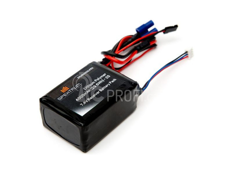 Spektrum baterie přijímače LiPol 7.4V 4000mAh