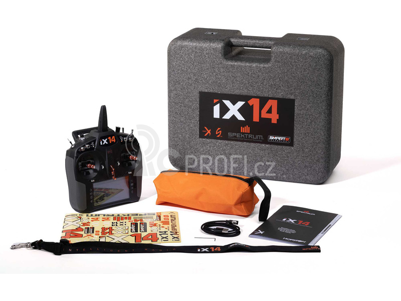 Spektrum iX14 DSMX pouze vysílač, kufr