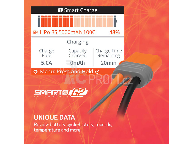 Spektrum Smart G2 nabíječ S155 1x55W AC