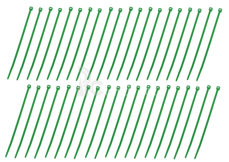 Stahovací pásek zelený (40 ks)