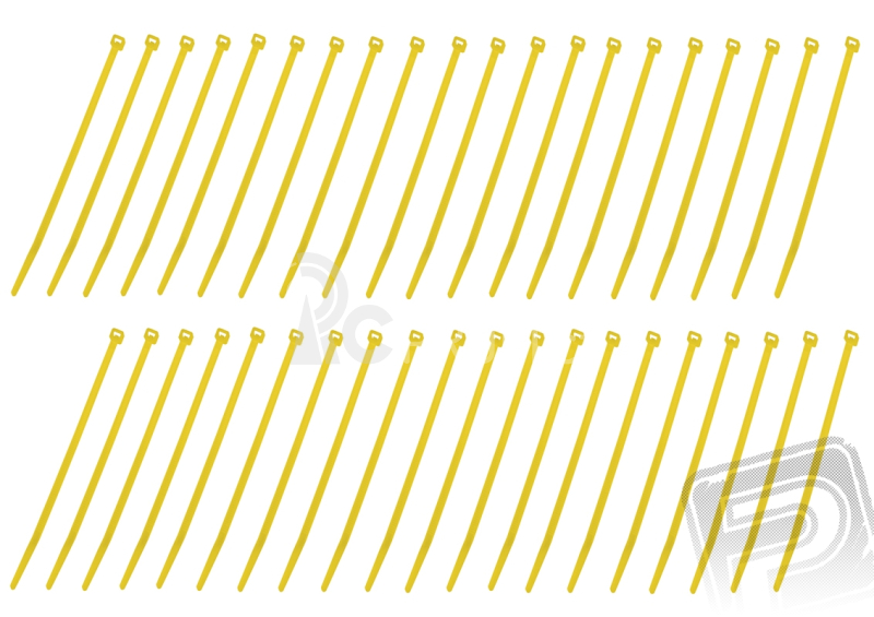 Stahovací pásek žlutý (40 ks)