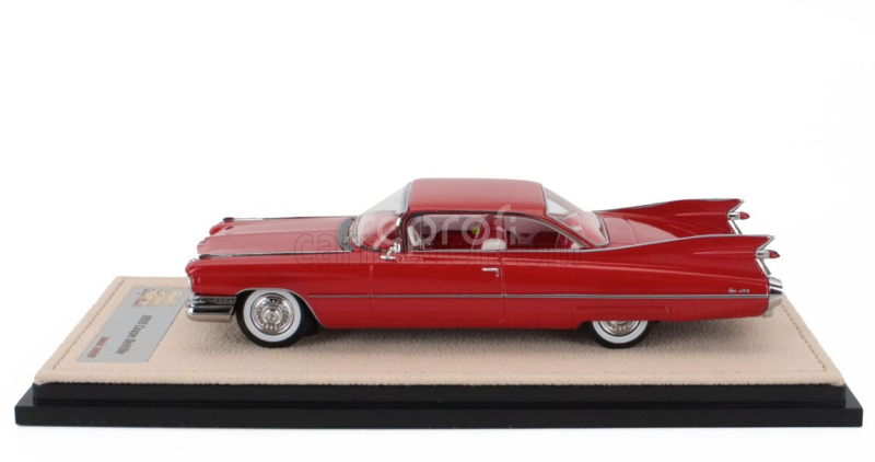 Stamp-models Cadillac Coupe De Ville 1959 1:43 Rosso Pastello - Červená