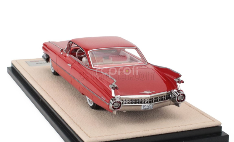 Stamp-models Cadillac Coupe De Ville 1959 1:43 Rosso Pastello - Červená