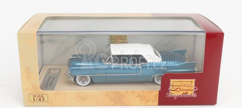 Stamp-models Cadillac Eldorado Biarritz 1955 Closed Top 1:43 Bahama Blue Met