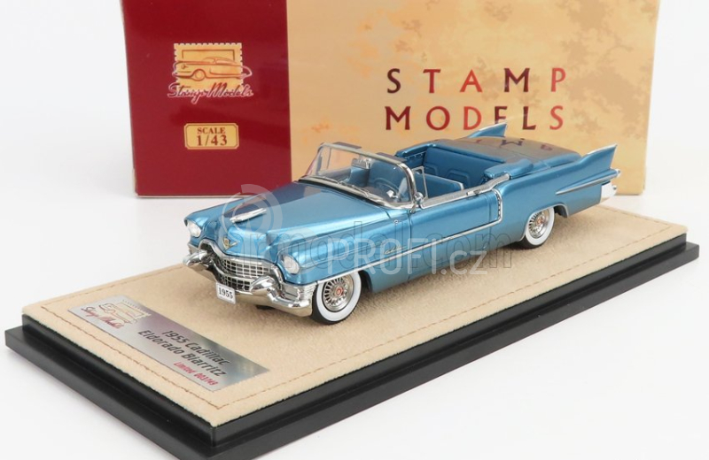 Stamp-models Cadillac Eldorado Biarritz 1955 Open Top 1:43 Bahama Blue Met