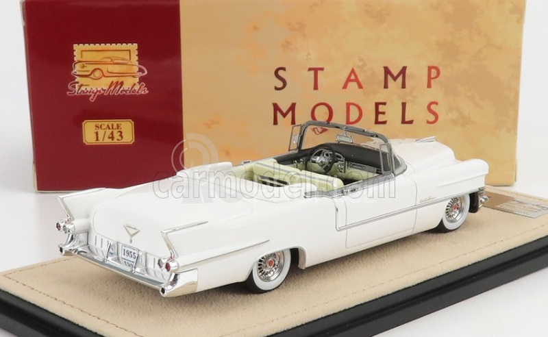 Stamp-models Cadillac Eldorado Biarritz 1955 Open Top 1:43 Bílá