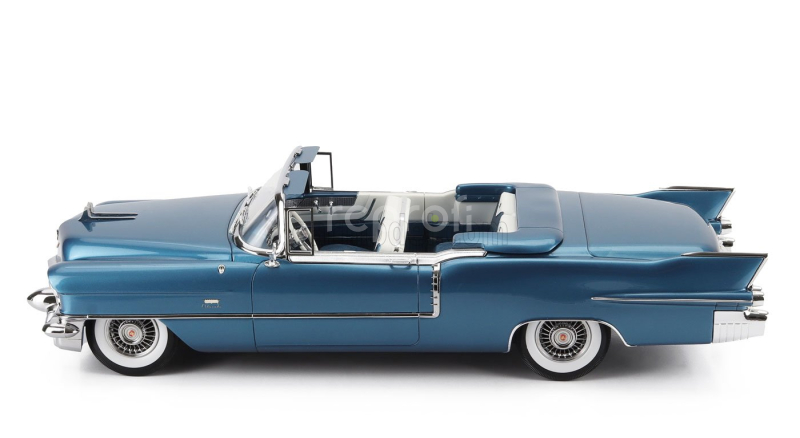 Stamp-models Cadillac Eldorado Biarritz Cabriolet Open 1956 1:18 Bahama Blue