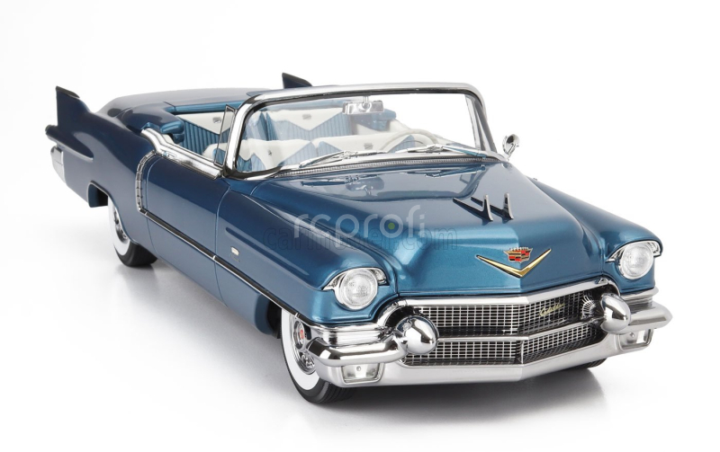 Stamp-models Cadillac Eldorado Biarritz Cabriolet Open 1956 1:18 Bahama Blue