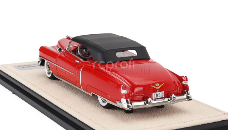 Stamp-models Cadillac Eldorado Cabriolet Closed 1953 1:43 Azetec Red
