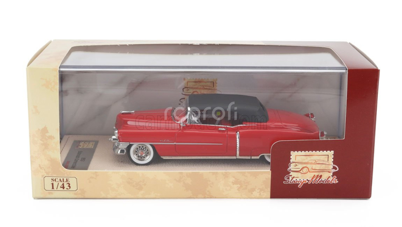 Stamp-models Cadillac Eldorado Cabriolet Closed 1953 1:43 Azetec Red