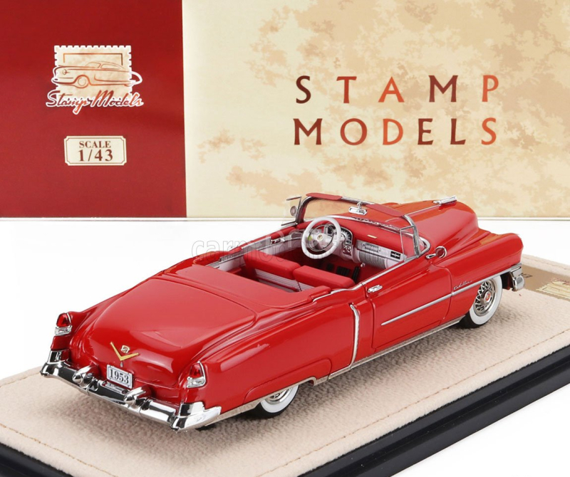 Stamp-models Cadillac Eldorado Cabriolet Open 1953 1:43 Azetec Red