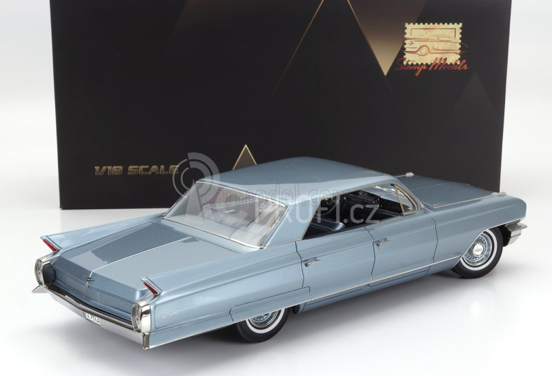 Stamp-models Cadillac Sedan De Ville 1962 1:18 Newport Blue Met