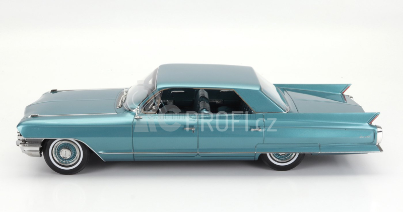 Stamp-models Cadillac Sedan De Ville 1962 1:18 San Remo Tyrkysově Zelená Met