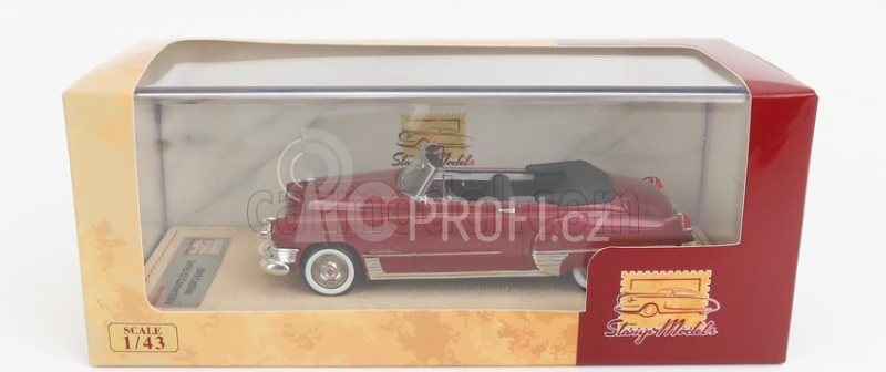 Stamp-models Cadillac Series 62 Convertible Open 1949 1:43 Bordeaux