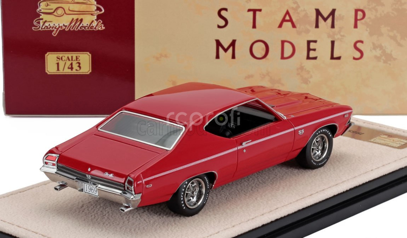 Stamp-models Chevrolet Chevelle Ss 396 Coupe 1969 1:43 Red