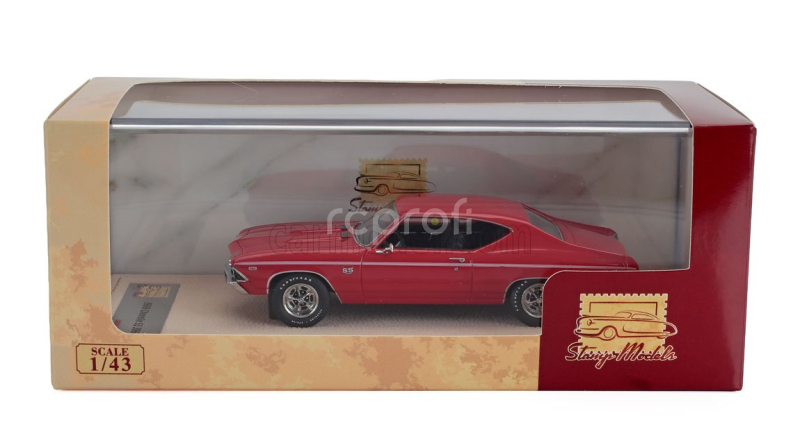 Stamp-models Chevrolet Chevelle Ss 396 Coupe 1969 1:43 Red