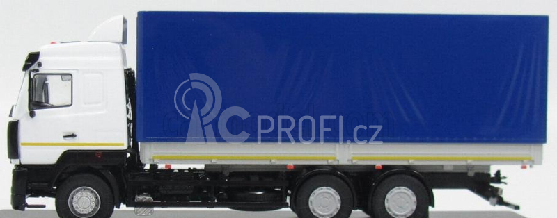 Start scale models MAZ 6312 Truck Telonato 2007 1:43 Bílá Modrá