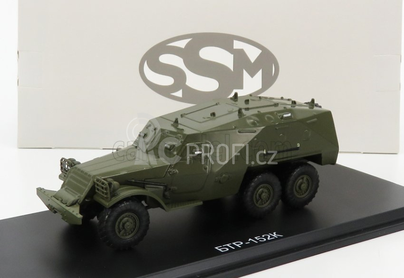 Start scale models Panzer Btr-152k Truck 6x6 Blindato 1951 1:43 Vojenská Zelená