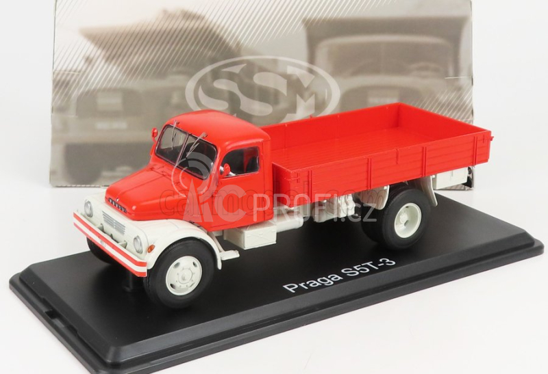 Start scale models Praga S5t-3 Truck 2-assi 1965 1:43 Červená Šedá