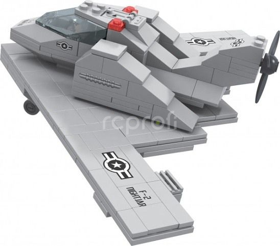 Stavebnice Ausini 22506 Letadlo F2 - kostky rozměrově shodné s Lego