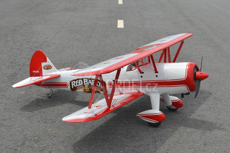 RC letadlo Stearman Red Baron Pizza 1,82m
