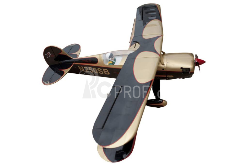 RC letadlo Steen Skybolt 1,55m, černá/červená