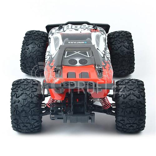 RC auto Pioneer Brave, bíločervená