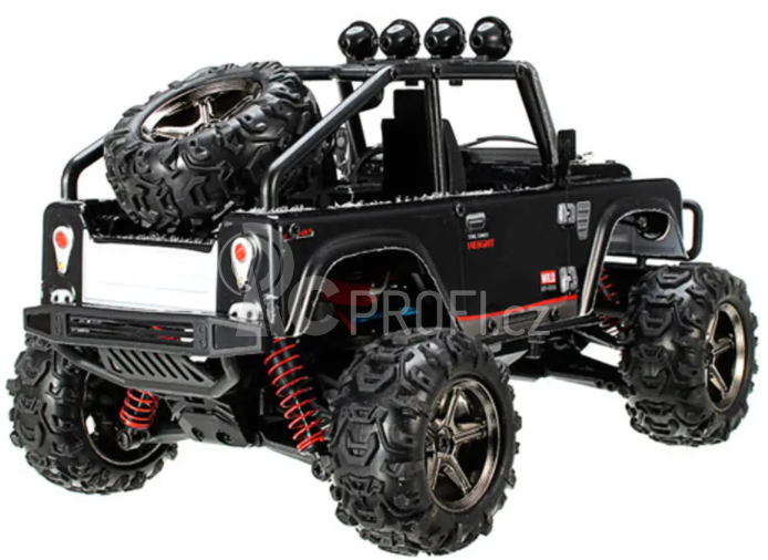 RC auto JEEP Subotech Brave, stříbrná